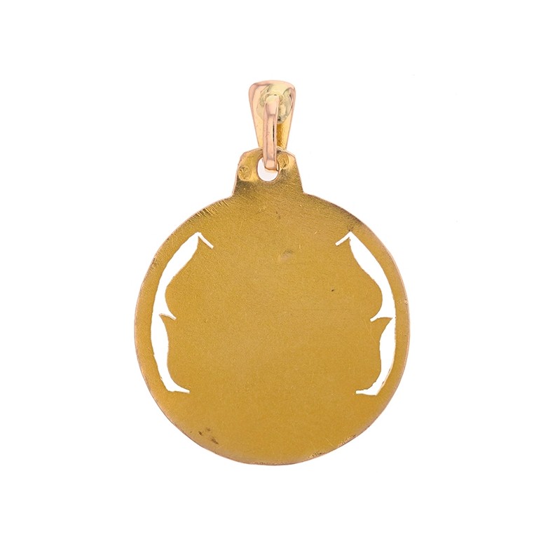 Médaille Vierge Marie en or jaune 7.25 g