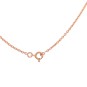 Collier citrines 1.98 carat en or rose