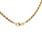 Collier maille corde en or jaune 8.59g