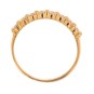 Alliance diamants 0.48 carat en or jaune