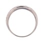 Alliance diamants 0.15 carat en or blanc