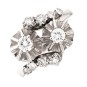 Bague diamants 0.34 carat en or blanc