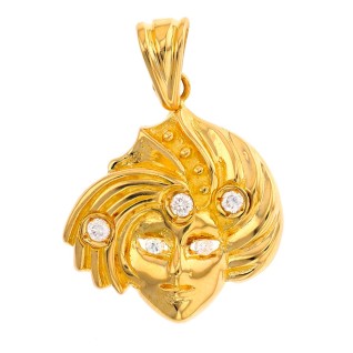 Pendentif diamants 0.24 carat en or jaune