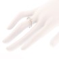 Solitaire diamants 0.40 carat en or blanc
