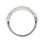 Alliance diamants 0.99 carat en or blanc