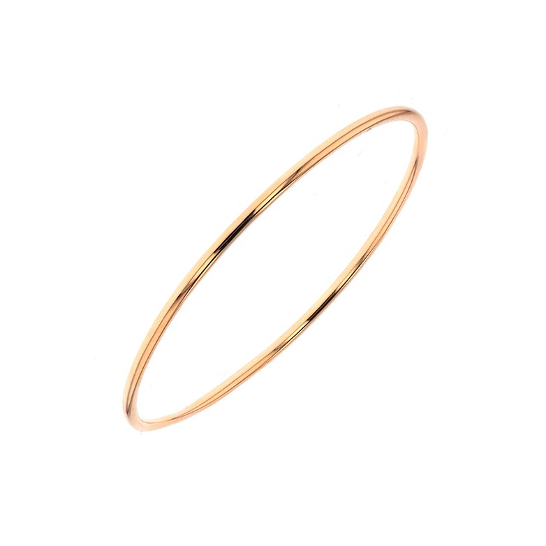 Bracelet jonc rigide en or rose 13.13g