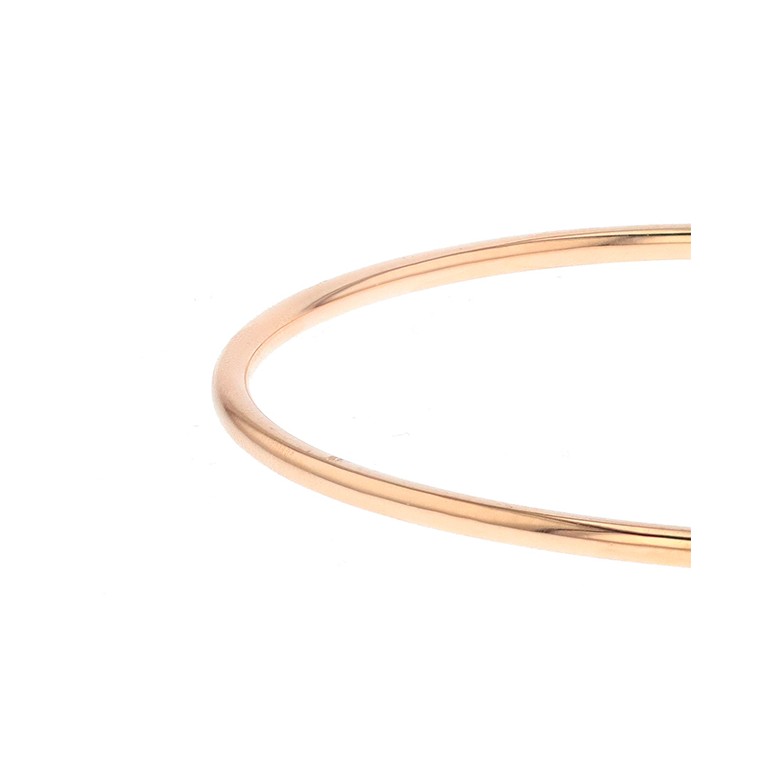 Bracelet jonc rigide en or rose 13.13g