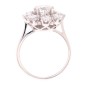 Bague marguerite diamants 1.99 carat en or blanc