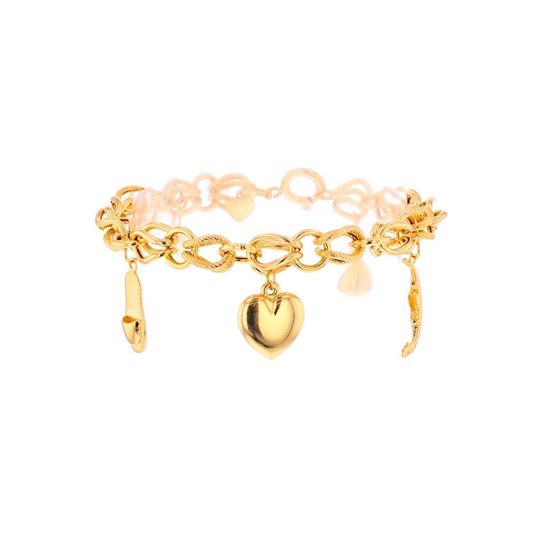 Bracelet pampilles en or jaune 16.48 g
