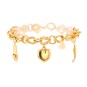 Bracelet pampilles en or jaune 16.48 g