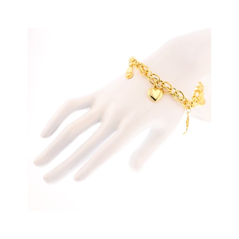 Bracelet pampilles en or jaune 16.48 g