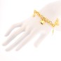 Bracelet pampilles en or jaune 16.48 g