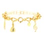 Bracelet pampilles en or jaune 16.48 g