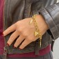 Bracelet pampilles en or jaune 16.48 g