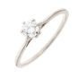 Solitaire or gris diamant (s)