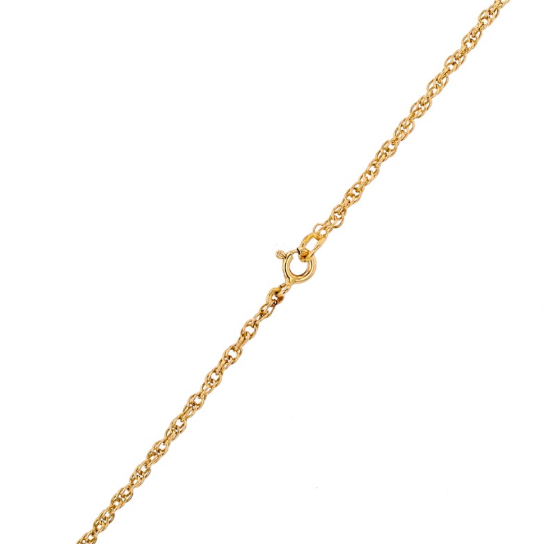 Twisted link necklace in...