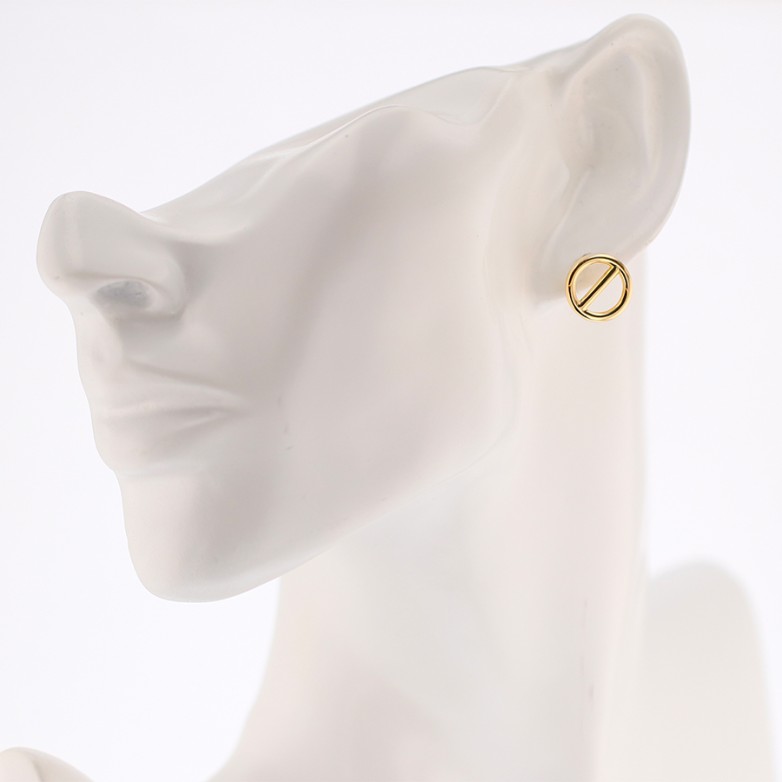 Earrings signed HERMES...
