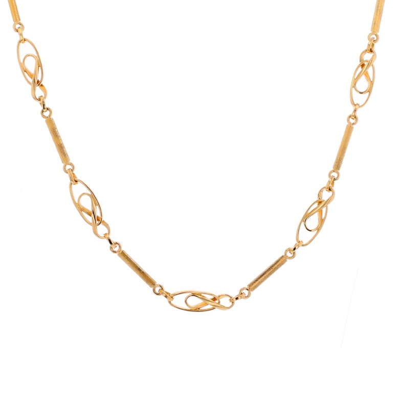 collier or jaune