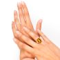 Bague or jaune Saphir Vintage SAPHIR DE SYNTHESE