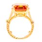Bague or jaune Saphir Vintage SAPHIR DE SYNTHESE