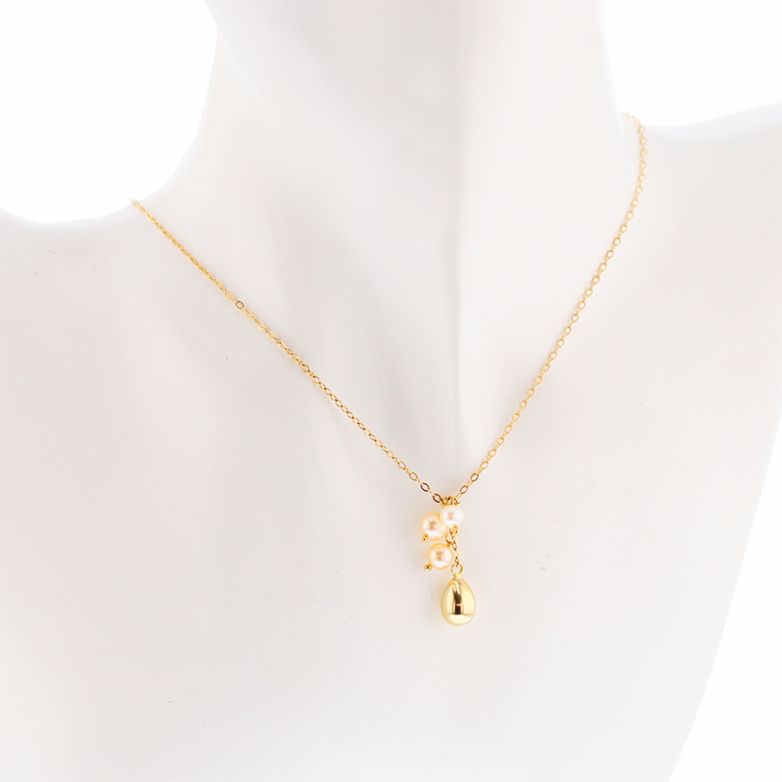 Chaine maille forçat or jaune Perle 