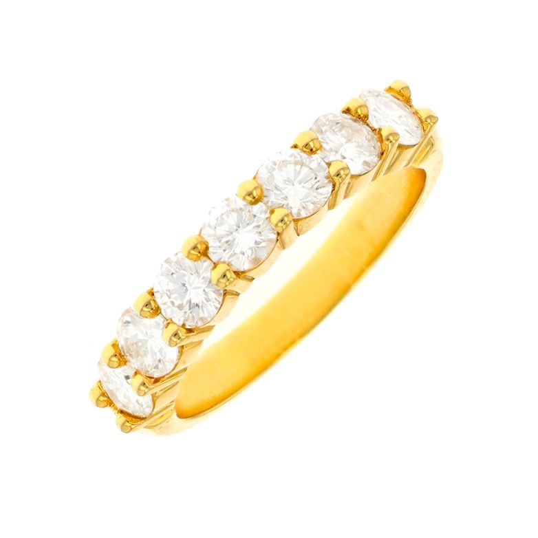 alliance or jaune diamant (s) 