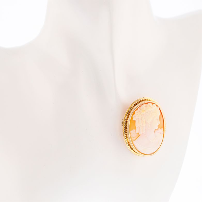 Pendentif or jaune Camée 