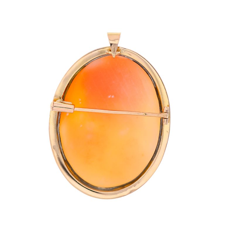 Pendentif or jaune Camée 