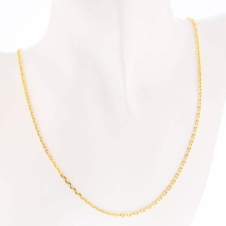 Chaine maille forçat or jaune 