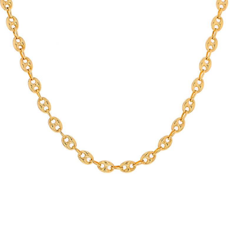 Yellow gold coffee bean...