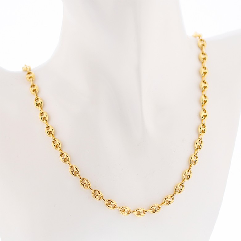 Yellow gold coffee bean...