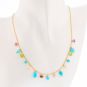 collier or jaune Pierres fines 