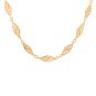 Collier maille filigrane or jaune 