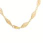 Collier maille filigrane or jaune 
