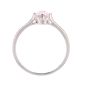 Bague or gris diamant,P.fine 