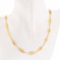 Collier maille filigrane or jaune 