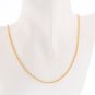 Chaine maille corde or jaune 