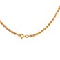Chaine maille corde or jaune 