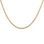 Chaine maille corde or jaune