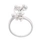 Bague or gris diamant (s) 