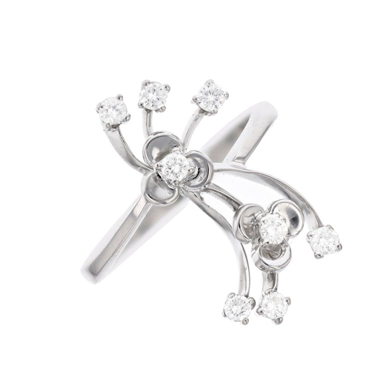 Bague or gris diamant (s)