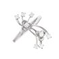 Bague or gris diamant (s)