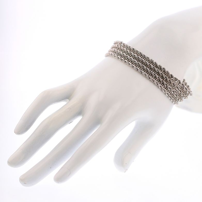 Bracelet or gris 