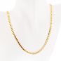 Collier maille anglaise or jaune 