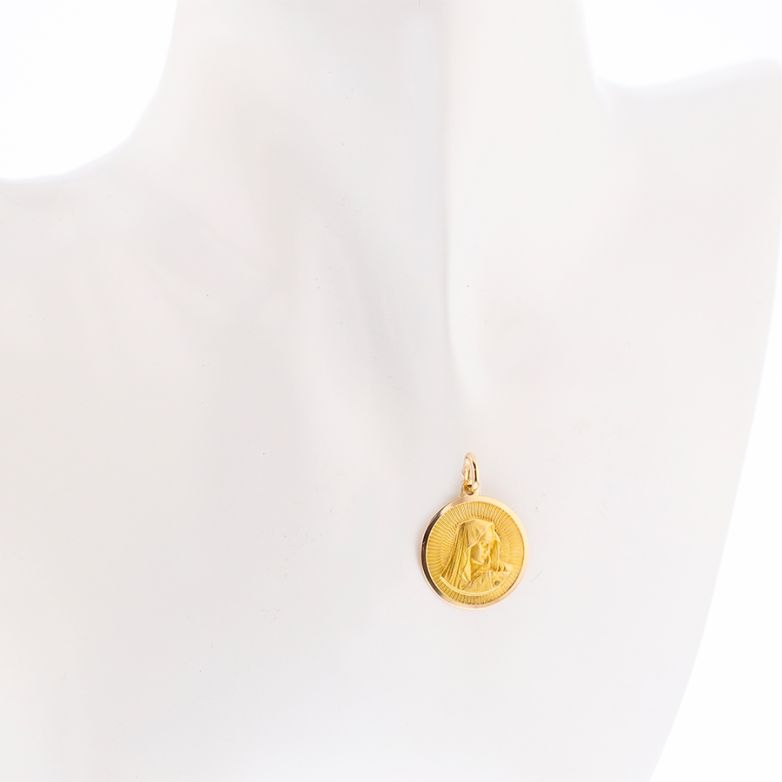 médaille or jaune 