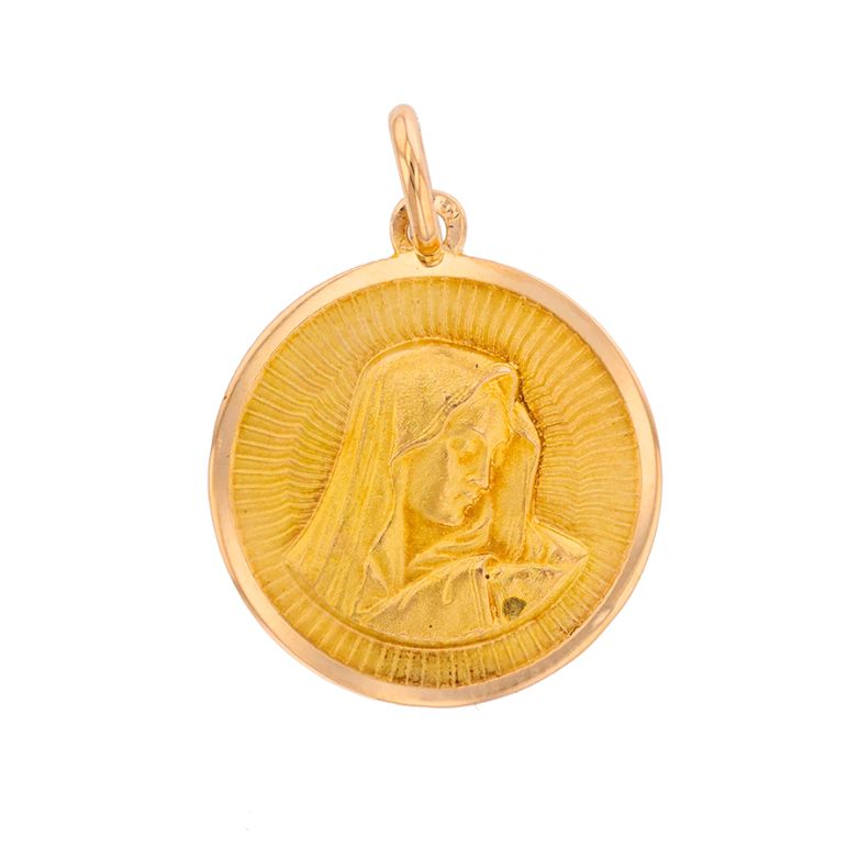 médaille or jaune