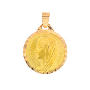 médaille or jaune