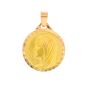médaille or jaune