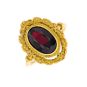 Bague or jaune Grenats 