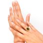 Bague or jaune Grenats 